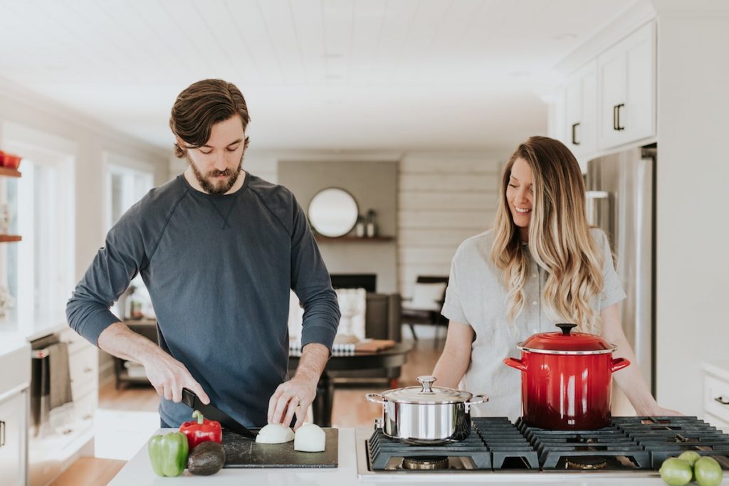 Couple in Kitchen